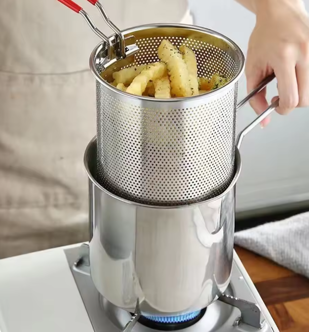 Olla Freidora con Canasta Escurridora